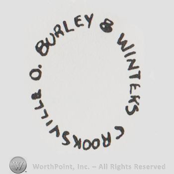 the text BURLEY & WINTERS CROOKSVILLE O. written in a circle