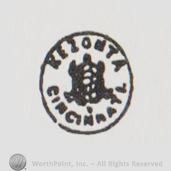 Rezota Cincinnati written with uppercase letters and a turtle design inside a circle