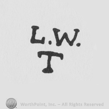 the letters LW above the letter T all in uppercase