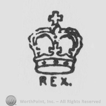 Crown, REX in uppercase