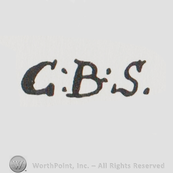 the initials CB above a 7