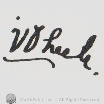 the name G Wheele written in a signature like manner