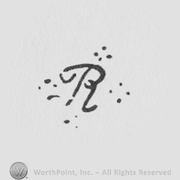 a capital R in handwriting
