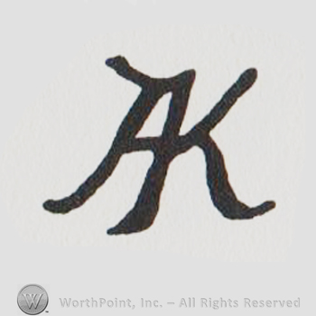 the letters AK combined