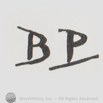 the letters BP in uppercase