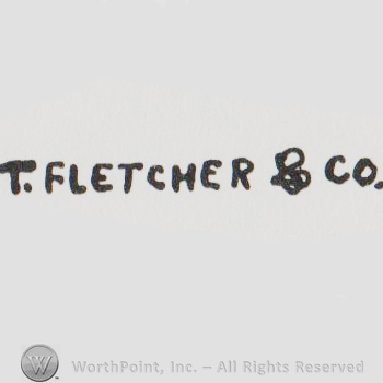 T FLETCHER & CO in uppercase letters