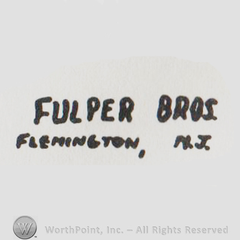 FULPER BROS FLEMINGTON NJ in uppercase letters