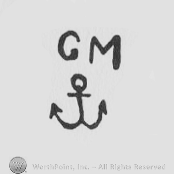 Anchor, GM in uppercase written above the anchor