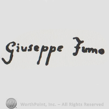 the name GIUSEPPE FUMO handwritten