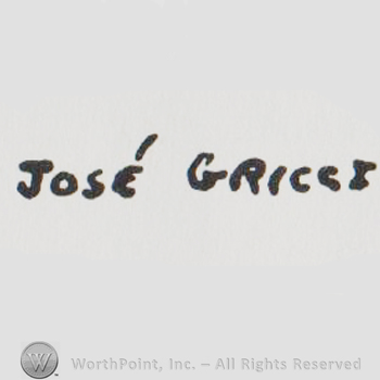JOSE GRICCI in uppercase letters