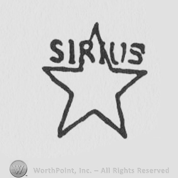 Mark with a star and the word SIRIUS | #72122