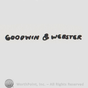 GOODWIN & WEBSTER in uppercase
