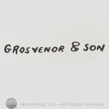 the words GROSVENOR & SON in uppercase letters