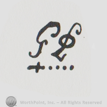 the letters GL above a dotted line