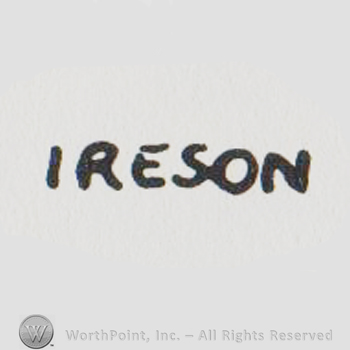 the name IRESON in uppercase letters