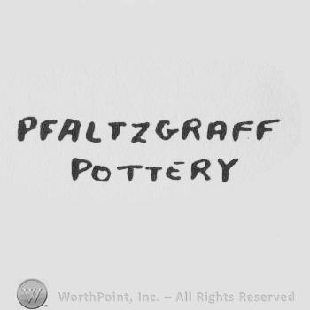 Pfaltzgraff Pottery in uppercase letters