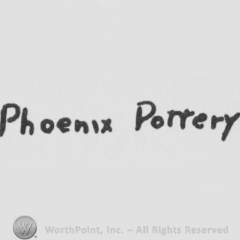Phoenix Pottery in uppercase letters