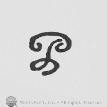 the initials PL combined and in handwriting