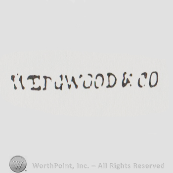 Wedgwood & Co. Written with uppercase letters