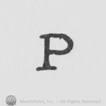 the letter P in uppercase