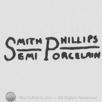 SMITH PHILIPS SEMI PORCELAIN in uppercase letters