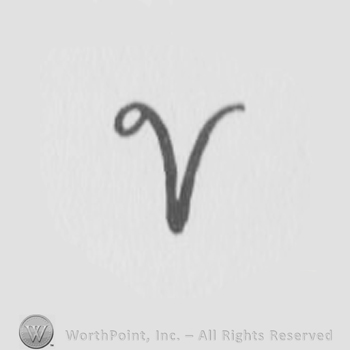 Uppercase handwritten V