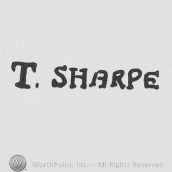 the company name in uppercase letters