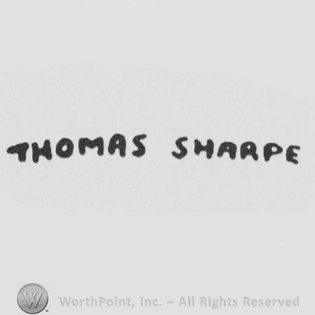 THOMAS SHARPE in uppercase letters