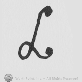the letter L in uppercase and in handwriting