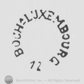 Boch Luxembourg 12 written with uppercase letters in a round shape