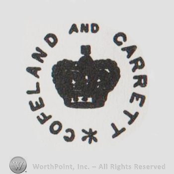 Crown, Copeland and Garrett written with uppercase letters