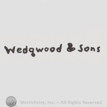 Wedgwood & Sons written with lowercase letters