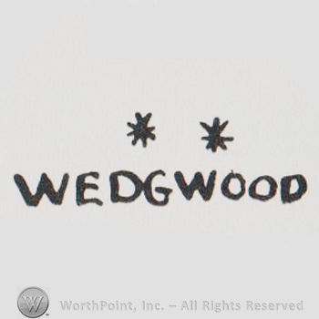 two star design above WEDGWOOD
