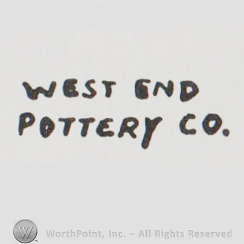 West End Pottery Co. Written with uppercase letter