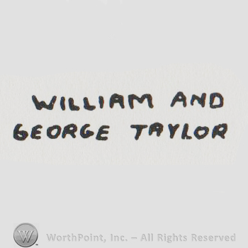 William and George Taylor, all written with uppercase letters