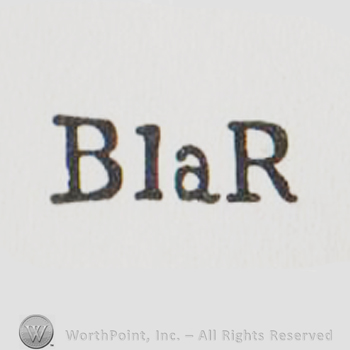 the word BLAR with the first and the last letter in uppercasse