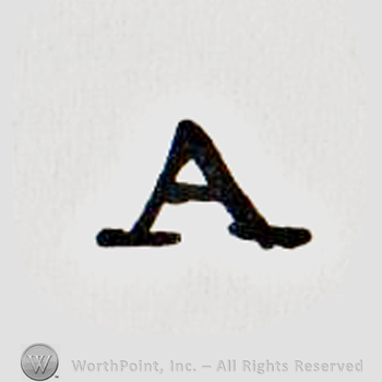 the letter A in uppercase