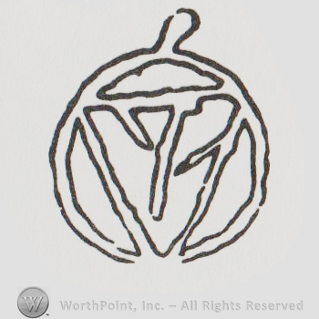 Round sign with a triangle and a 7 inside