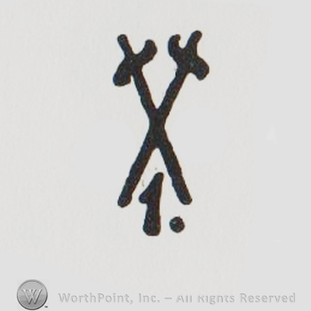 two crossed swords and the number 1