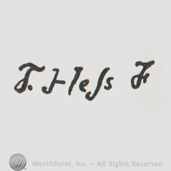 the name T HEFS in handwritinf
