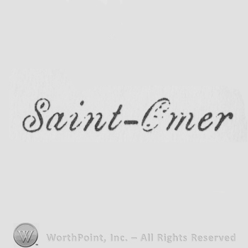 the name Saint-Omer in handwriting
