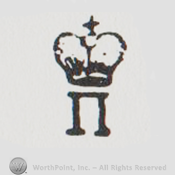 Crown above a russian P