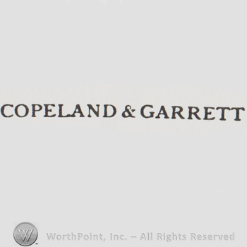 the name COPELAND & GARRETT in uppercase
