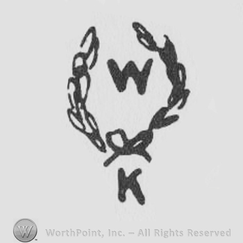 Round branches with capital W inside, capital K outside