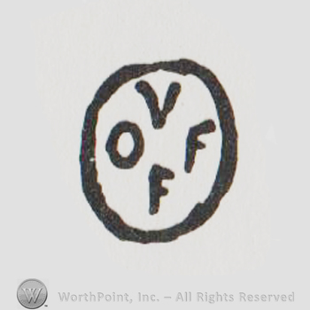 Uppercase OVFF written inside a circle