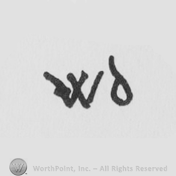 Uppercase W and antique-style lowercase 'd'
