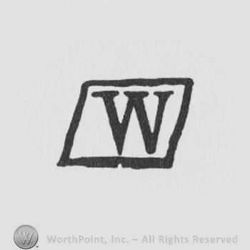 a W inside a rectangle