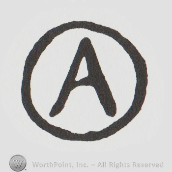 circle with an uppercase A inside