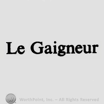 LE GAIGNEUR written.