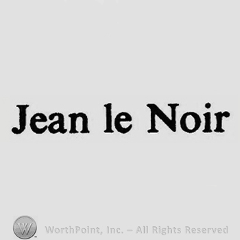 JEAN LE NOIR written.